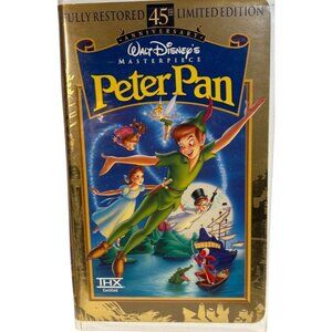 Walt Disney Peter Pan VHS 45th Anniversary Limited Edition